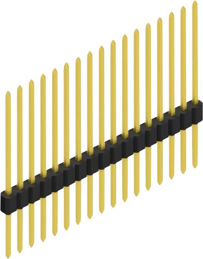 Fischer Elektronik Stiftleiste (Standard) Anzahl Reihen: 1 10060364 10St.
