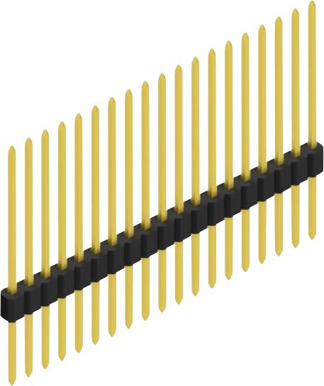 Fischer Elektronik Stiftleiste (Standard) Anzahl Reihen: 1 10060368 10St.