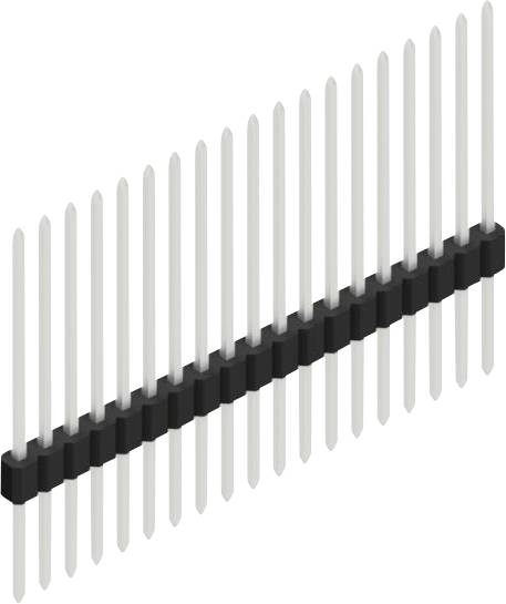 Fischer Elektronik Stiftleiste (Standard) Anzahl Reihen: 1 10060369 10St.