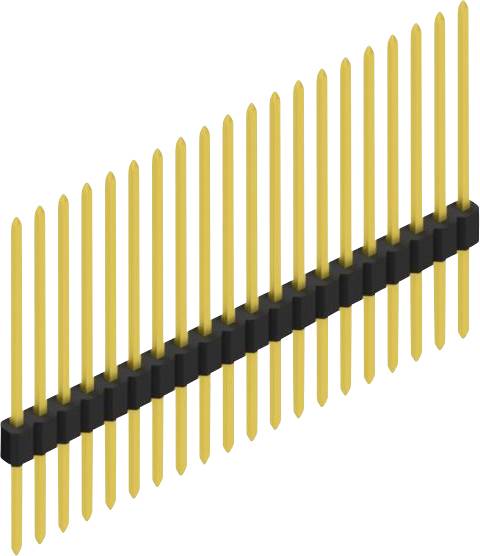 Fischer Elektronik Stiftleiste (Standard) Anzahl Reihen: 1 10060370 10St.