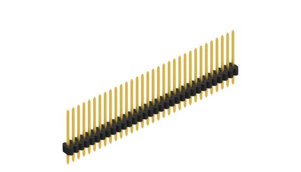 Fischer Elektronik Stiftleiste (Standard) Anzahl Reihen: 1 10060515 10St.