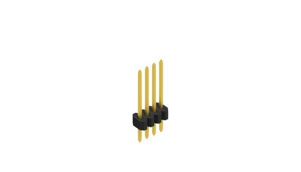 Fischer Elektronik Stiftleiste (Standard) Anzahl Reihen: 1 10060454 10St.