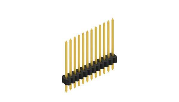 Fischer Elektronik Stiftleiste (Standard) Anzahl Reihen: 1 10060550 10St.