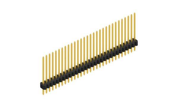 Fischer Elektronik Stiftleiste (Standard) Anzahl Reihen: 1 10060588 10St.