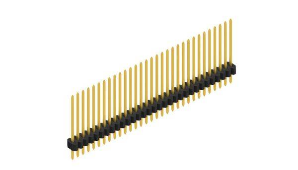 Fischer Elektronik Stiftleiste (Standard) Anzahl Reihen: 1 10060590 10St.