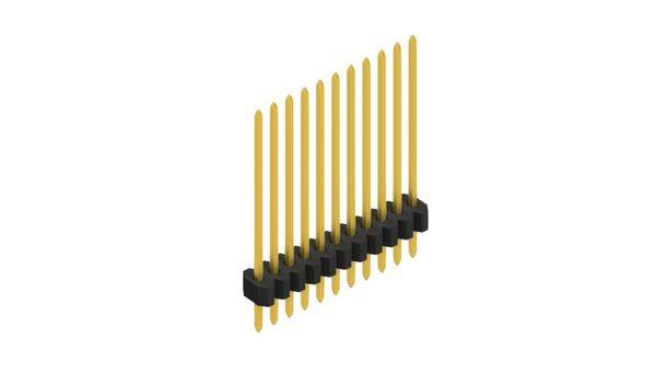 Fischer Elektronik Stiftleiste (Standard) Anzahl Reihen: 1 10060849 10St.