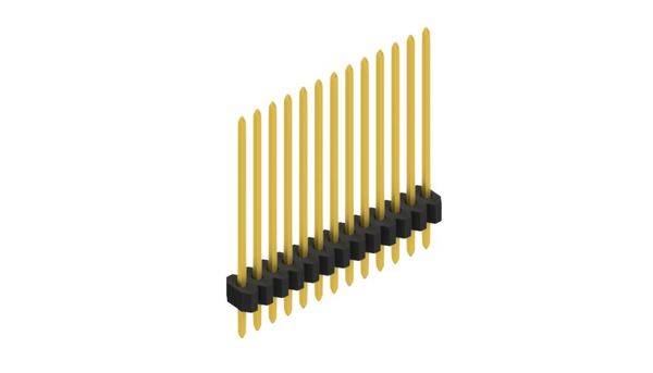 Fischer Elektronik Stiftleiste (Standard) Anzahl Reihen: 1 10060853 10St.