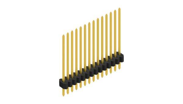 Fischer Elektronik Stiftleiste (Standard) Anzahl Reihen: 1 10060855 10St.