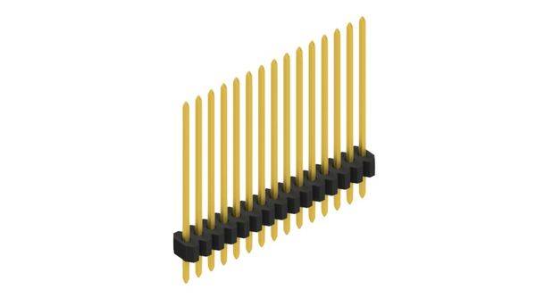 Fischer Elektronik Stiftleiste (Standard) Anzahl Reihen: 1 10060857 10St.
