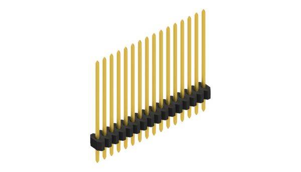 Fischer Elektronik Stiftleiste (Standard) Anzahl Reihen: 1 10060859 10St.