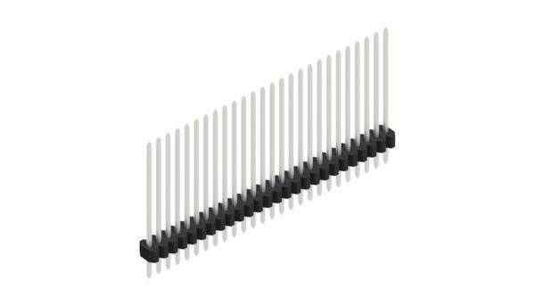 Fischer Elektronik Stiftleiste (Standard) Anzahl Reihen: 1 10060881 10St.