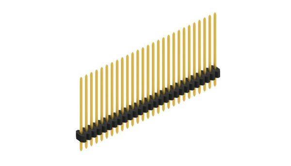 Fischer Elektronik Stiftleiste (Standard) Anzahl Reihen: 1 10060882 10St.