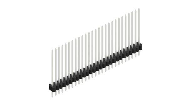 Fischer Elektronik Stiftleiste (Standard) Anzahl Reihen: 1 10060883 10St.