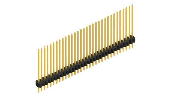 Fischer Elektronik Stiftleiste (Standard) Anzahl Reihen: 1 10060893 10St.