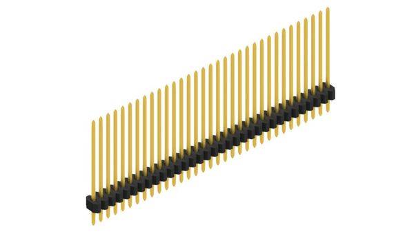 Fischer Elektronik Stiftleiste (Standard) Anzahl Reihen: 1 10060895 10St.
