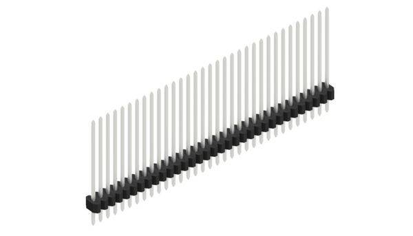 Fischer Elektronik Stiftleiste (Standard) Anzahl Reihen: 1 10060896 10St.