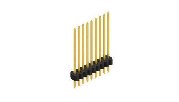 Fischer Elektronik Stiftleiste (Standard) Anzahl Reihen: 1 10060845 10St.