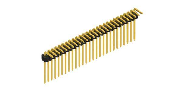 Fischer Elektronik Stiftleiste (Standard) Anzahl Reihen: 1 10061112 10St.
