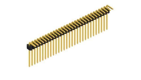 Fischer Elektronik Stiftleiste (Standard) Anzahl Reihen: 1 10061118 10St.