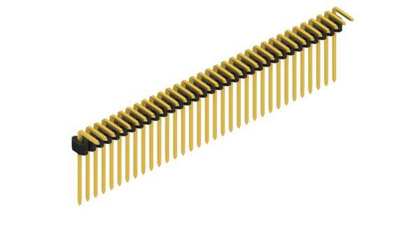 Fischer Elektronik Stiftleiste (Standard) Anzahl Reihen: 1 10061125 10St.
