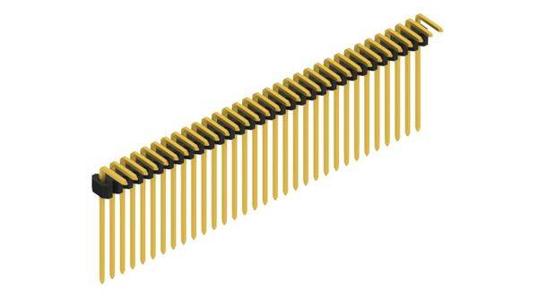 Fischer Elektronik Stiftleiste (Standard) Anzahl Reihen: 1 10061197 10St.