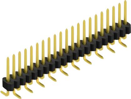 Fischer Elektronik Stiftleiste (Standard) Anzahl Reihen: 1 SLVW1SMD04821G 10St.