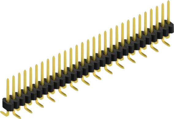 Fischer Elektronik Stiftleiste (Standard) Anzahl Reihen: 1 SLVW1SMD04829G 10St.