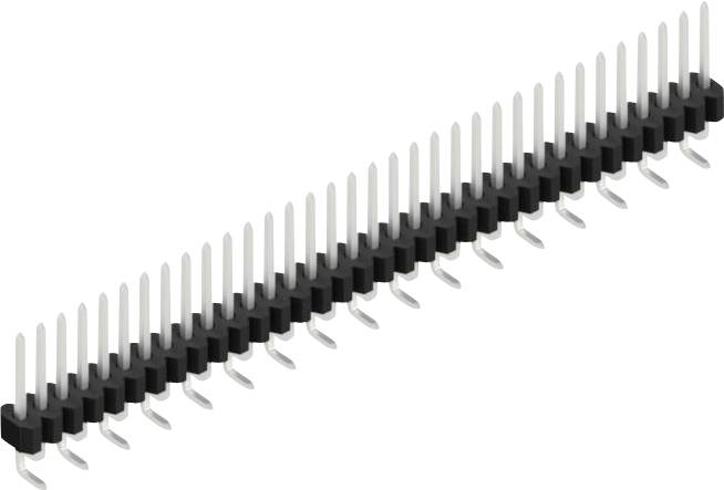 Fischer Elektronik Stiftleiste (Standard) Anzahl Reihen: 1 SLVW1SMD04834Z 10St.
