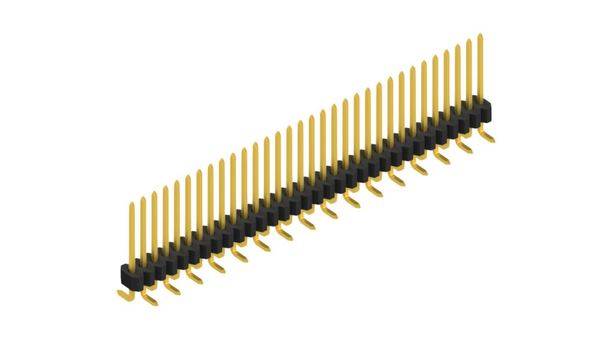 Fischer Elektronik Stiftleiste (Standard) Anzahl Reihen: 1 SLVW1SMD07332G 10St.