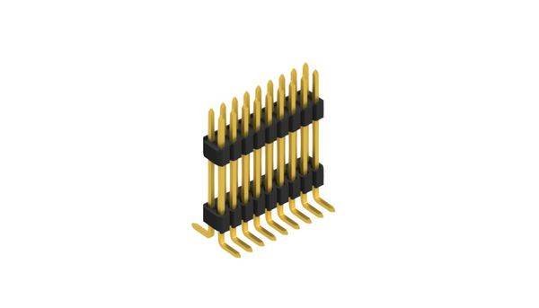 Fischer Elektronik Stiftleiste (Standard) Anzahl Reihen: 2 SLVW10SMD10218G 10St.
