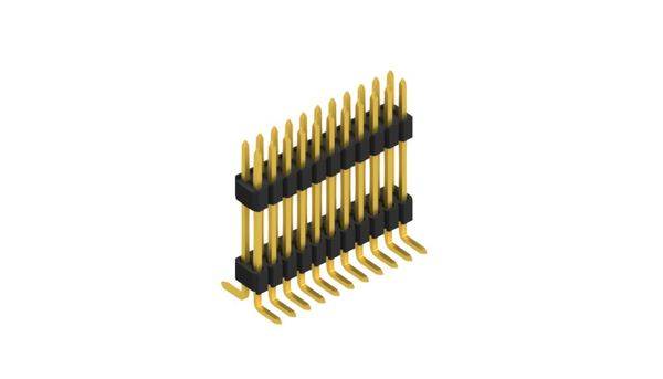 Fischer Elektronik Stiftleiste (Standard) Anzahl Reihen: 2 SLVW10SMD10222G 10St.