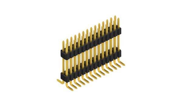 Fischer Elektronik Stiftleiste (Standard) Anzahl Reihen: 2 SLVW10SMD10228G 10St.