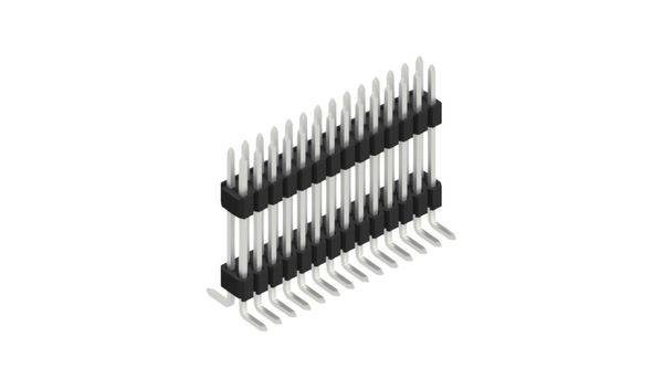Fischer Elektronik Stiftleiste (Standard) Anzahl Reihen: 2 SLVW10SMD10228Z 10St.