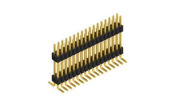 Fischer Elektronik Stiftleiste (Standard) Anzahl Reihen: 2 SLVW10SMD10234G 10St.