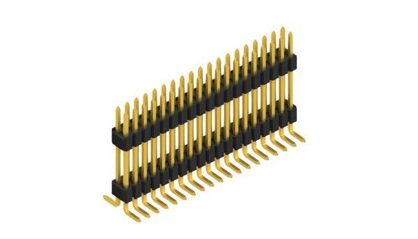 Fischer Elektronik Stiftleiste (Standard) Anzahl Reihen: 2 SLVW10SMD10238G 10St.