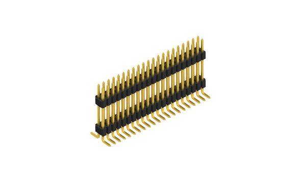 Fischer Elektronik Stiftleiste (Standard) Anzahl Reihen: 2 SLVW10SMD10242G 10St.