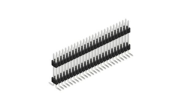 Fischer Elektronik Stiftleiste (Standard) Anzahl Reihen: 2 SLVW10SMD10250Z 10St.