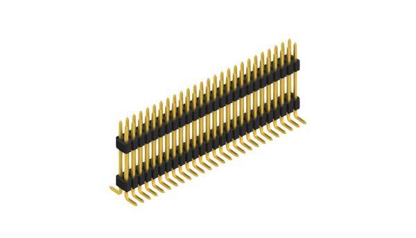 Fischer Elektronik Stiftleiste (Standard) Anzahl Reihen: 2 SLVW10SMD10252G 10St.