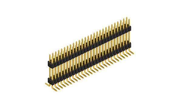 Fischer Elektronik Stiftleiste (Standard) Anzahl Reihen: 2 SLVW10SMD10254G 10St.