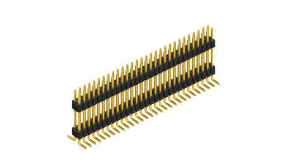 Fischer Elektronik Stiftleiste (Standard) Anzahl Reihen: 2 SLVW10SMD10258G 10St.