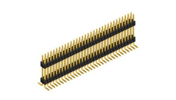 Fischer Elektronik Stiftleiste (Standard) Anzahl Reihen: 2 SLVW10SMD10264G 10St.