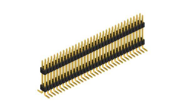 Fischer Elektronik Stiftleiste (Standard) Anzahl Reihen: 2 SLVW10SMD10266G 10St.