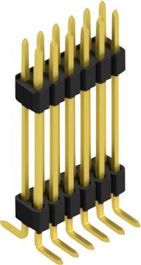 Fischer Elektronik Stiftleiste (Standard) Anzahl Reihen: 2 10169630 10St.