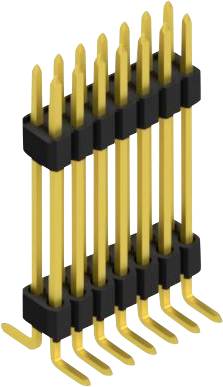 Fischer Elektronik Stiftleiste (Standard) Anzahl Reihen: 2 SLVW10SMD12714G 10St.