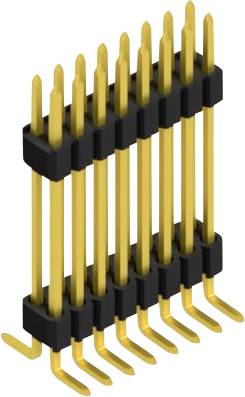 Fischer Elektronik Stiftleiste (Standard) Anzahl Reihen: 2 SLVW10SMD12716G 10St.