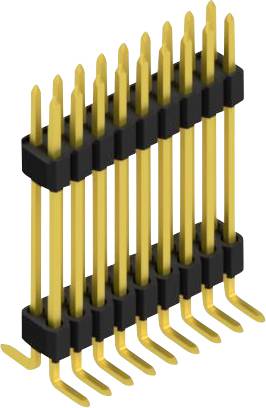 Fischer Elektronik Stiftleiste (Standard) Anzahl Reihen: 2 10169940 10St.