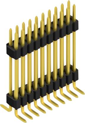 Fischer Elektronik Stiftleiste (Standard) Anzahl Reihen: 2 SLVW10SMD12720G 10St.