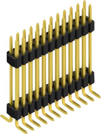 Fischer Elektronik Stiftleiste (Standard) Anzahl Reihen: 2 SLVW10SMD12724G 10St.