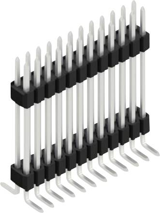 Fischer Elektronik Stiftleiste (Standard) Anzahl Reihen: 2 SLVW10SMD12724Z 10St.