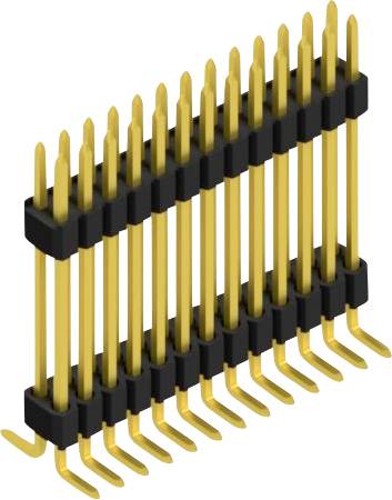 Fischer Elektronik Stiftleiste (Standard) Anzahl Reihen: 2 SLVW10SMD12726G 10St.
